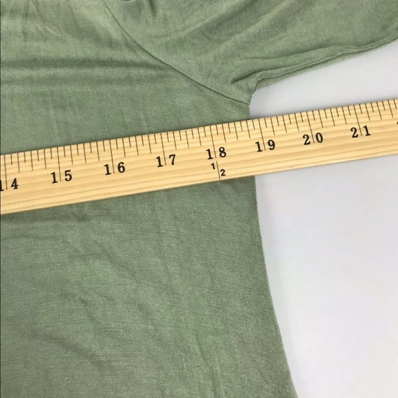 Logo Lori Goldstein Green Hi Lo Scoop Neck Tunic M - Picture 3 of 7